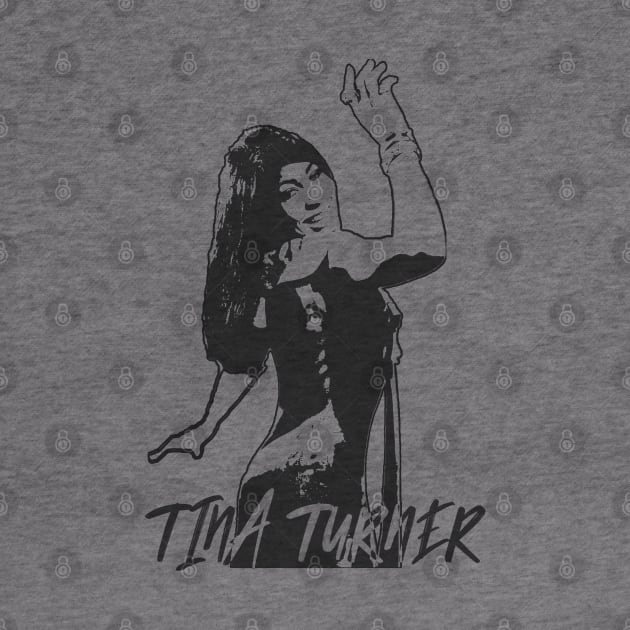 Queen of Rock n Roll, tina turner young retro vintage by hany moon